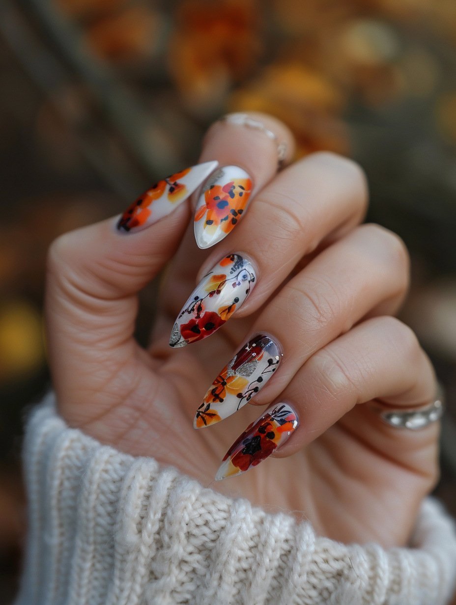 autumn nails 1
