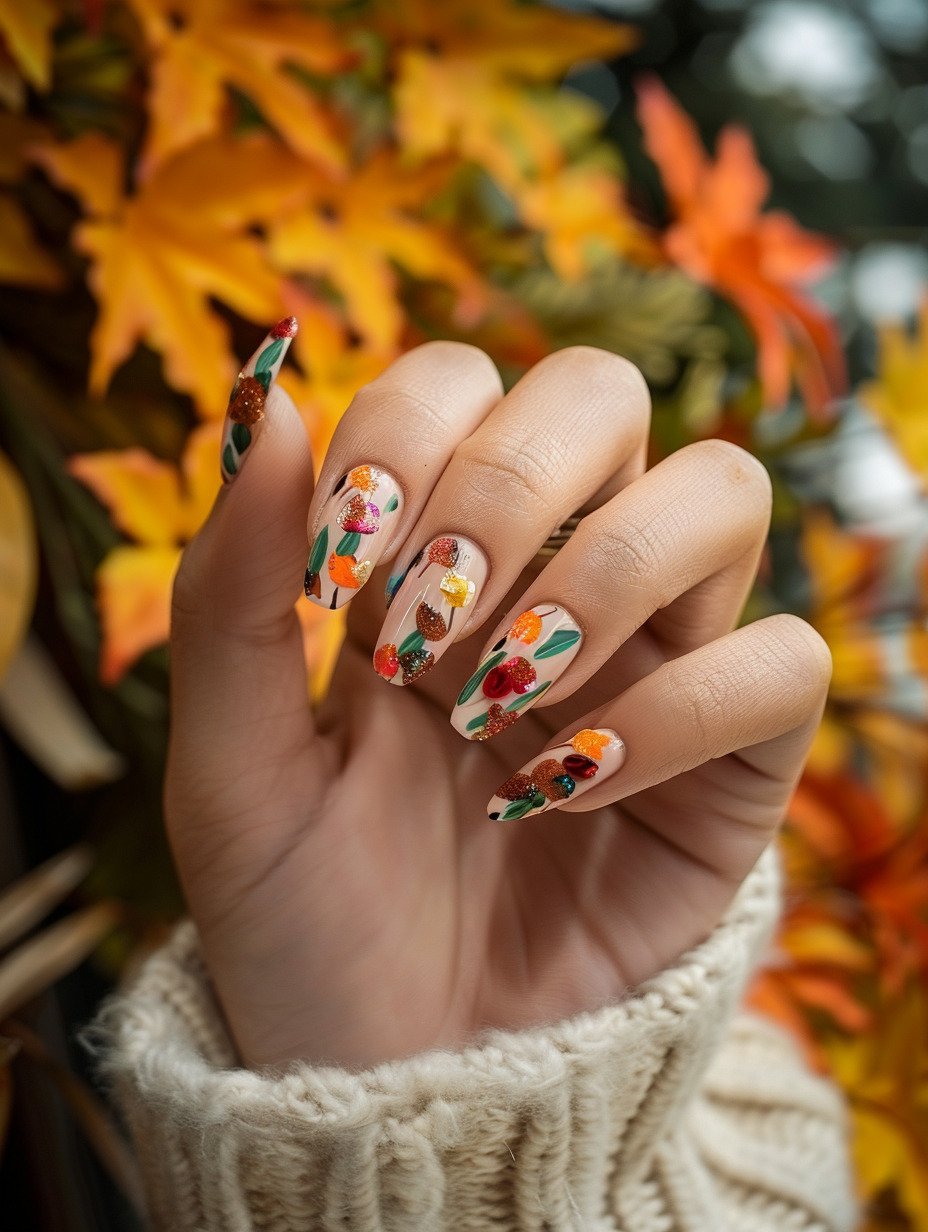 autumn nails 14