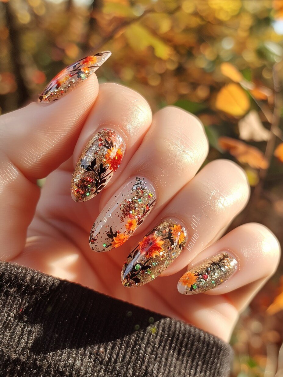 autumn nails 3