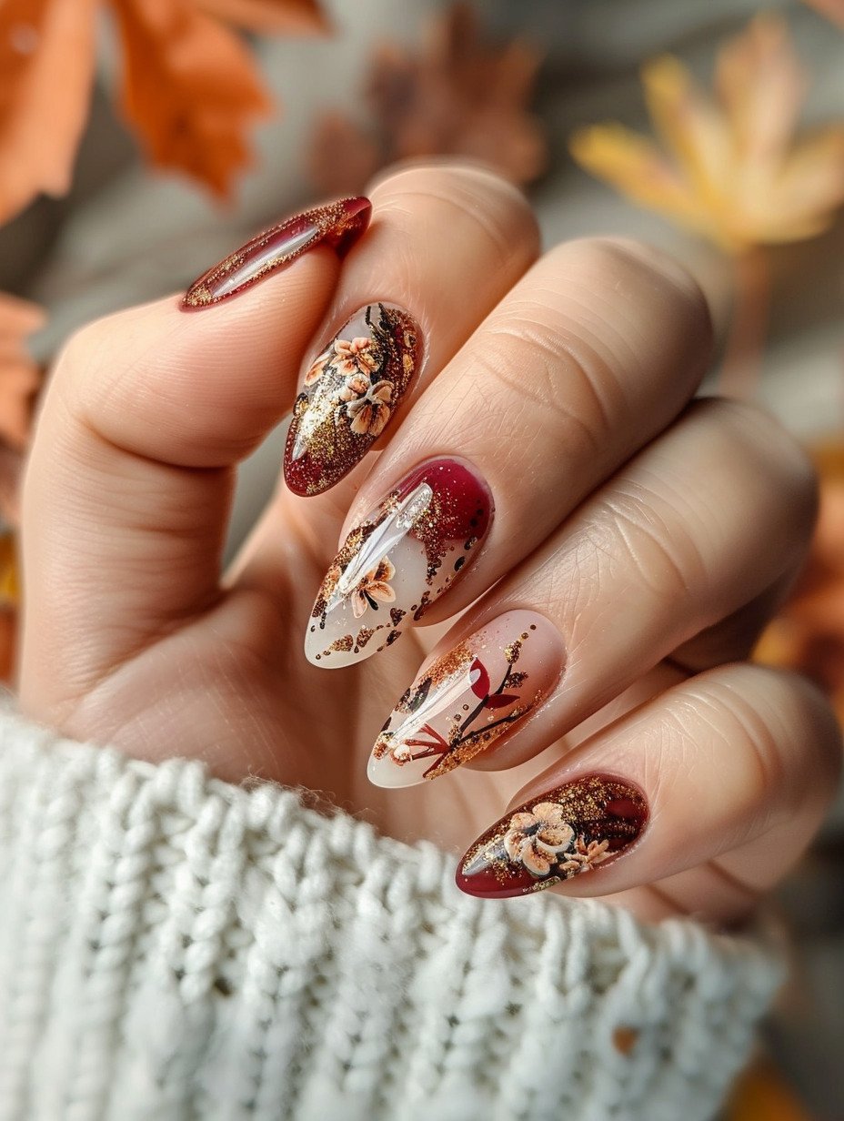 autumn nails 5