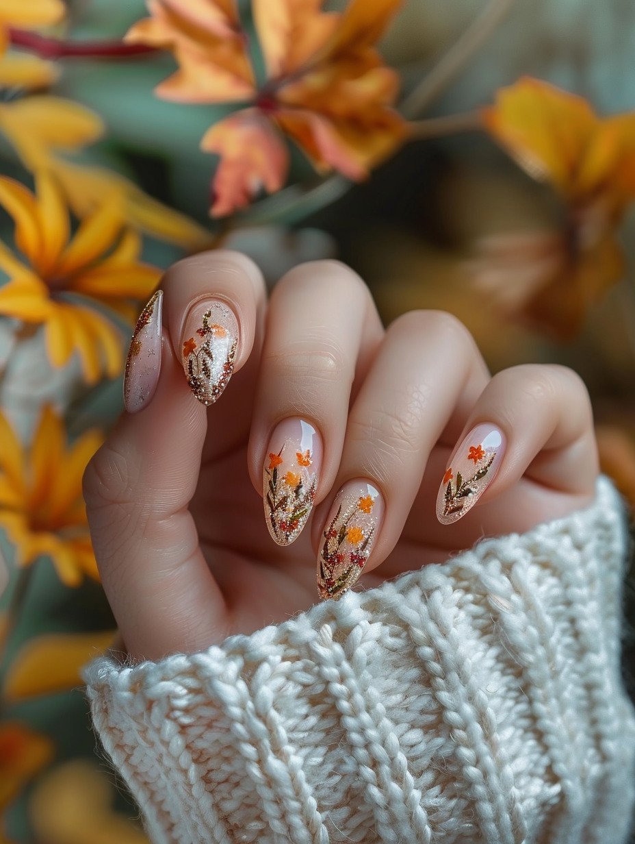 autumn nails 9