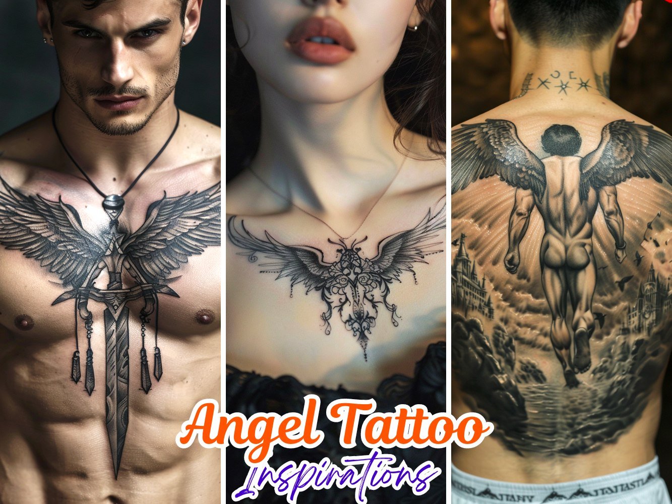 65 Unique Angel Tattoo Design Ideas You’ll Love