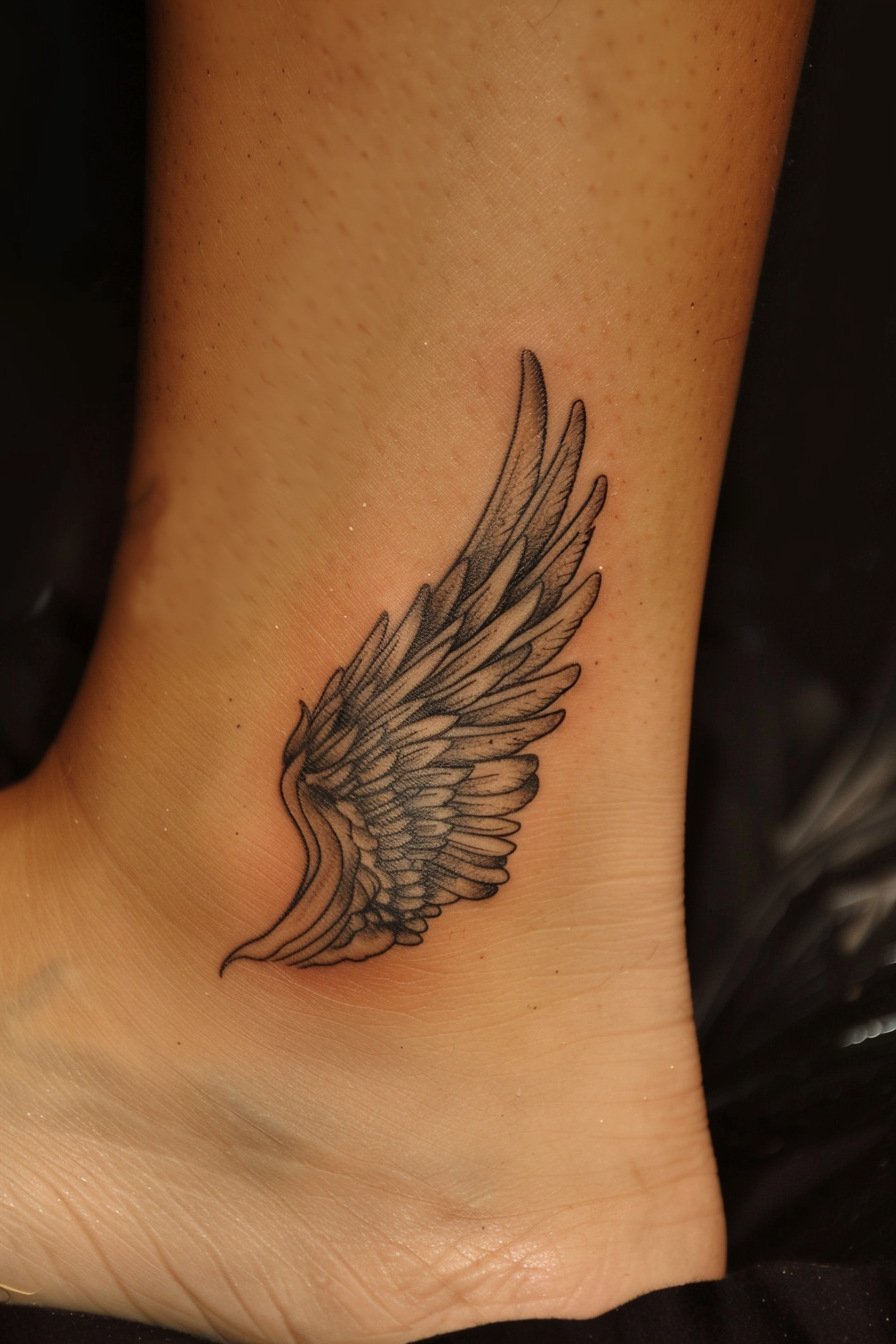 Angel Wings Tattoo Design Idea 1