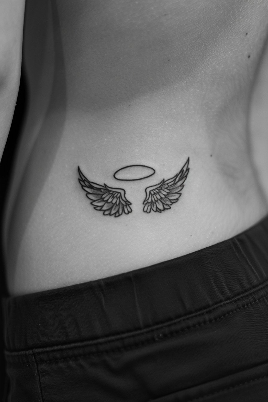 Angel Wings Tattoo Design Idea 12