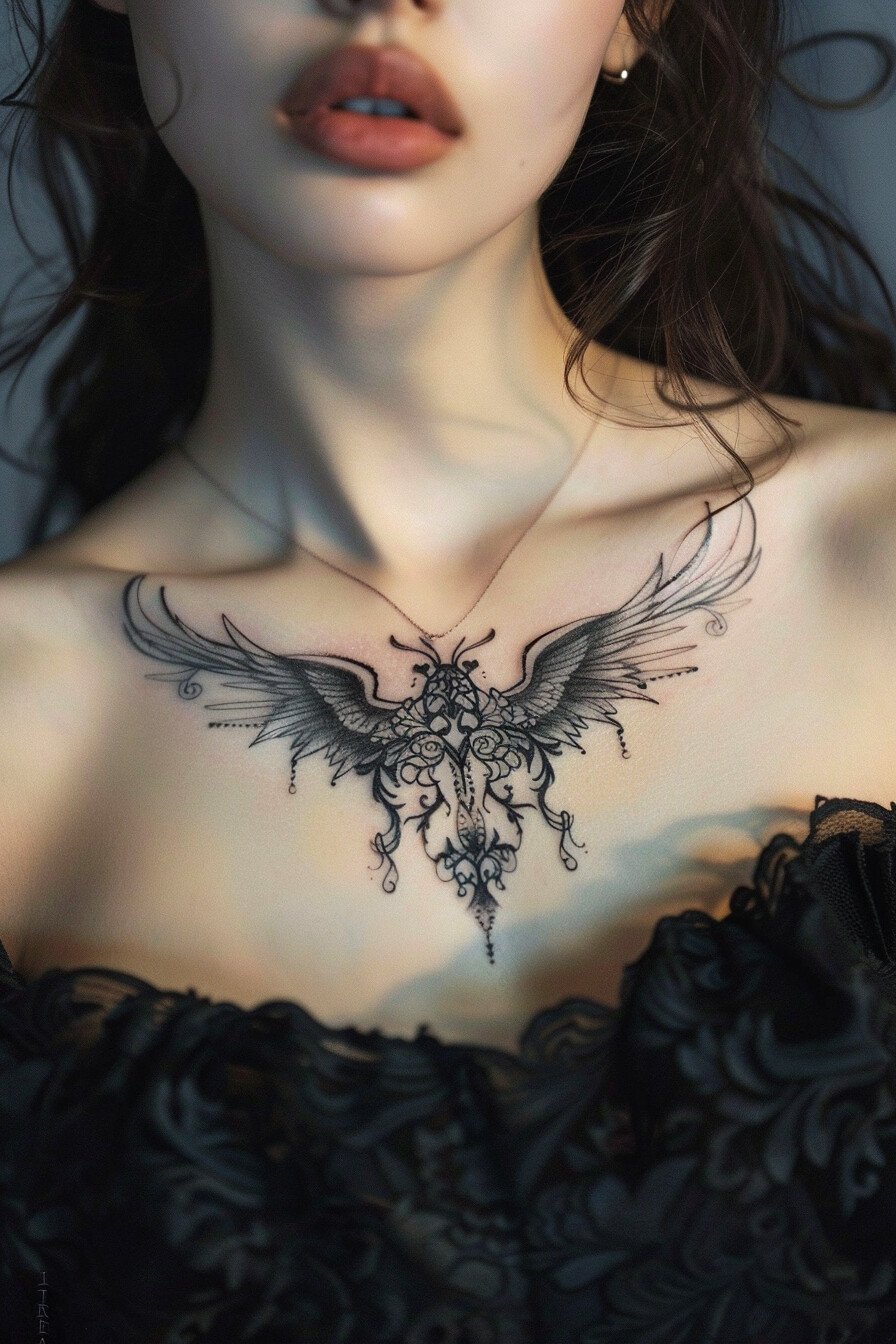 Angel Wings Tattoo Design Idea 15