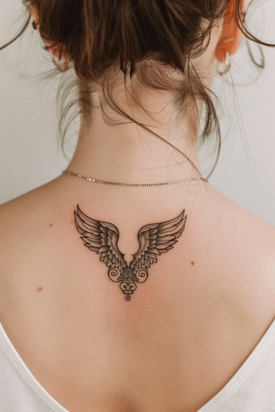Angel Wings Tattoo Design Idea 3