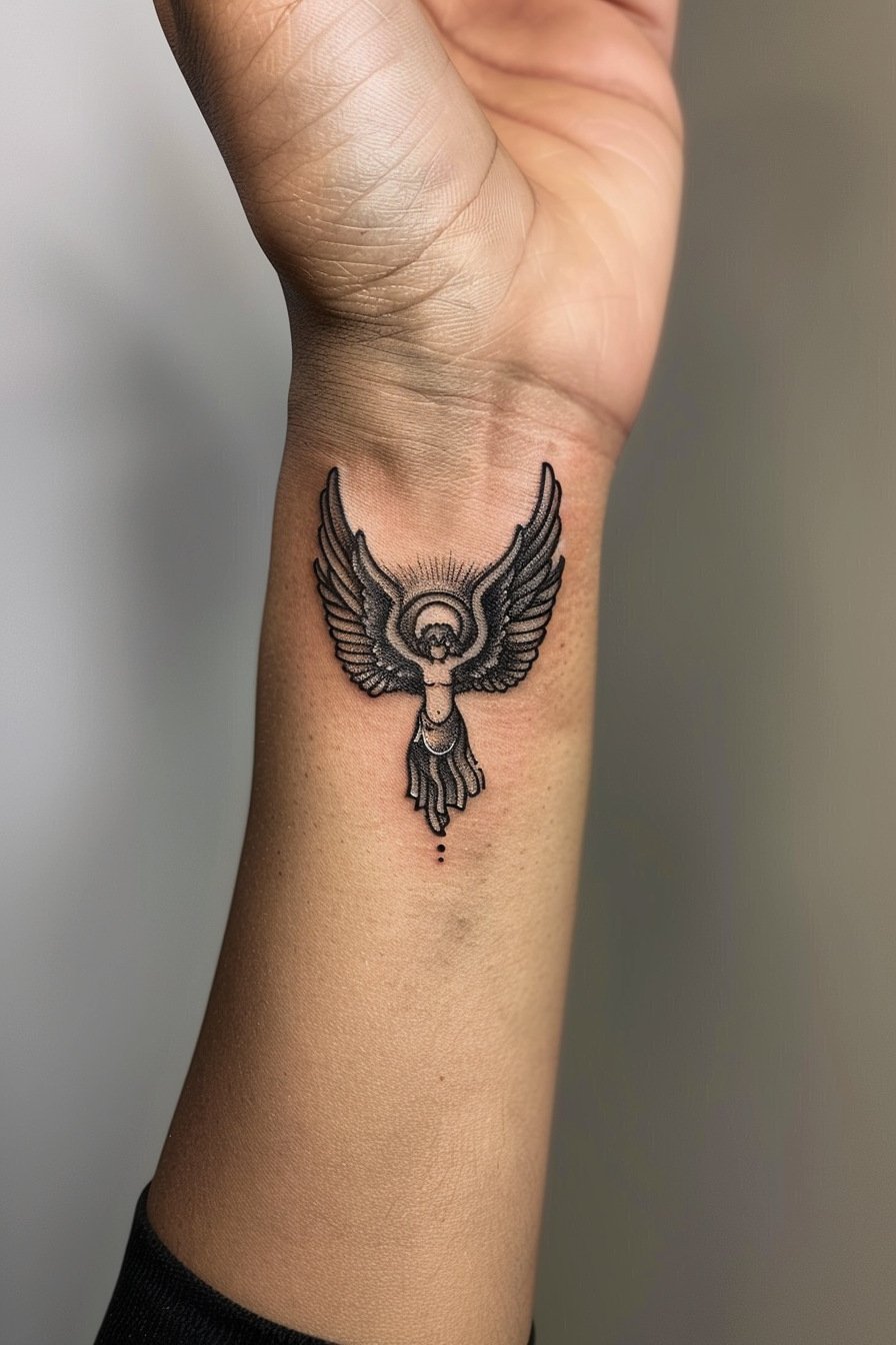 Angel Wings Tattoo Design Idea 5