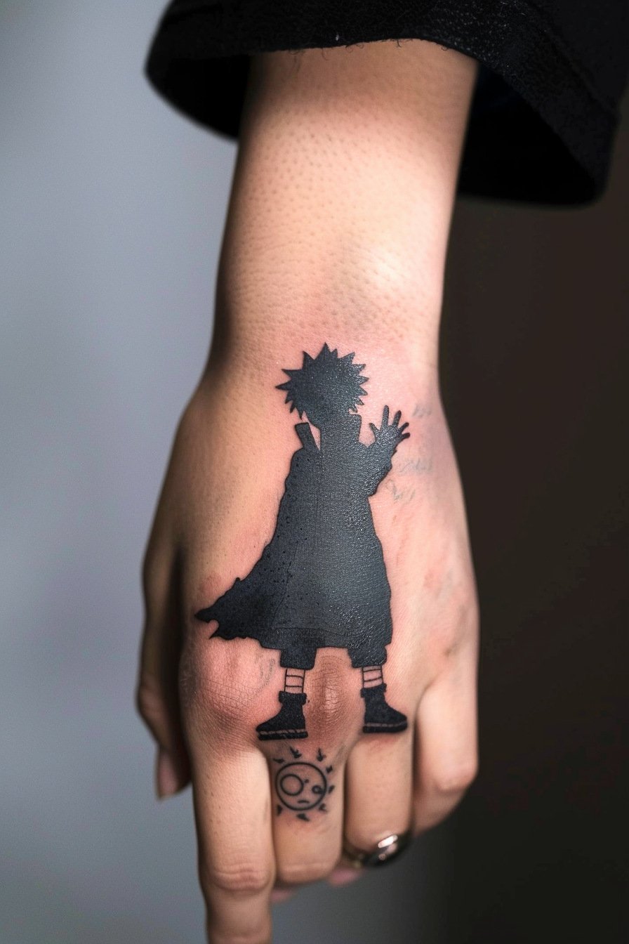 Minimalist Naruto Tattoo Design Idea 1