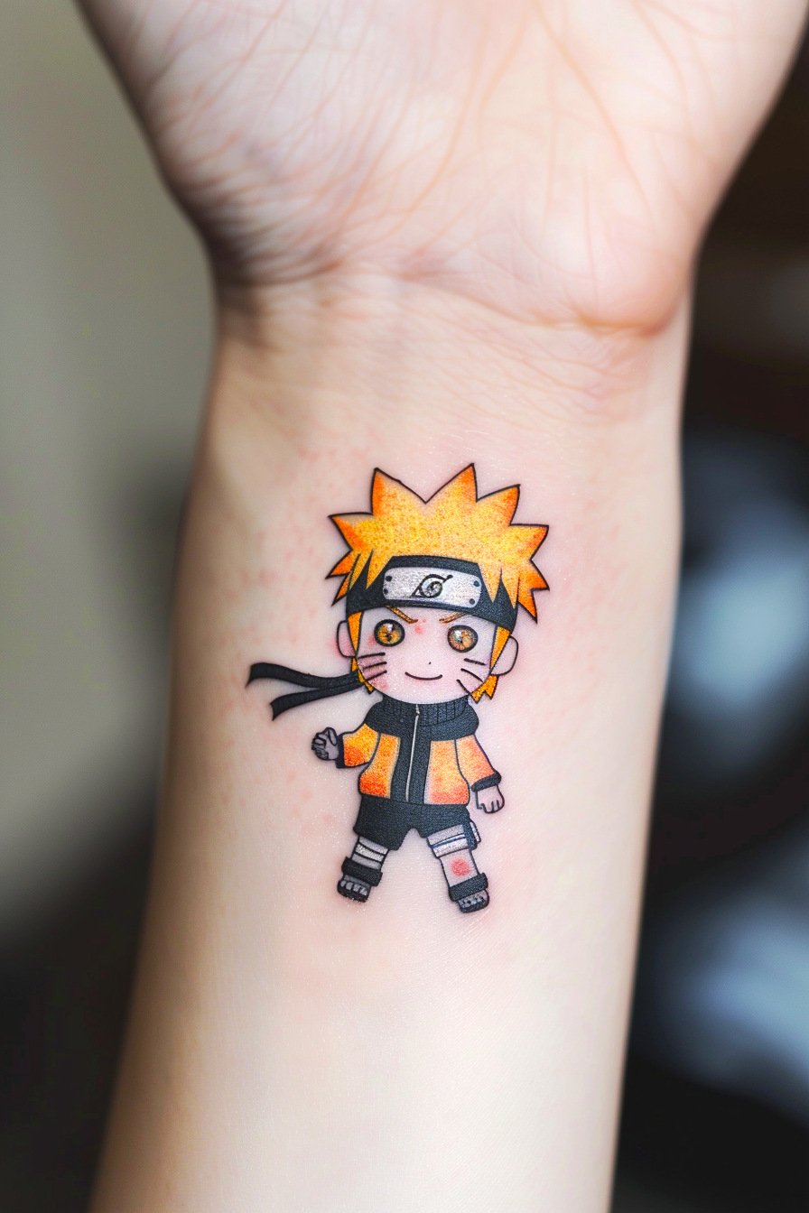 Small Naruto Tattoo Design Idea 1