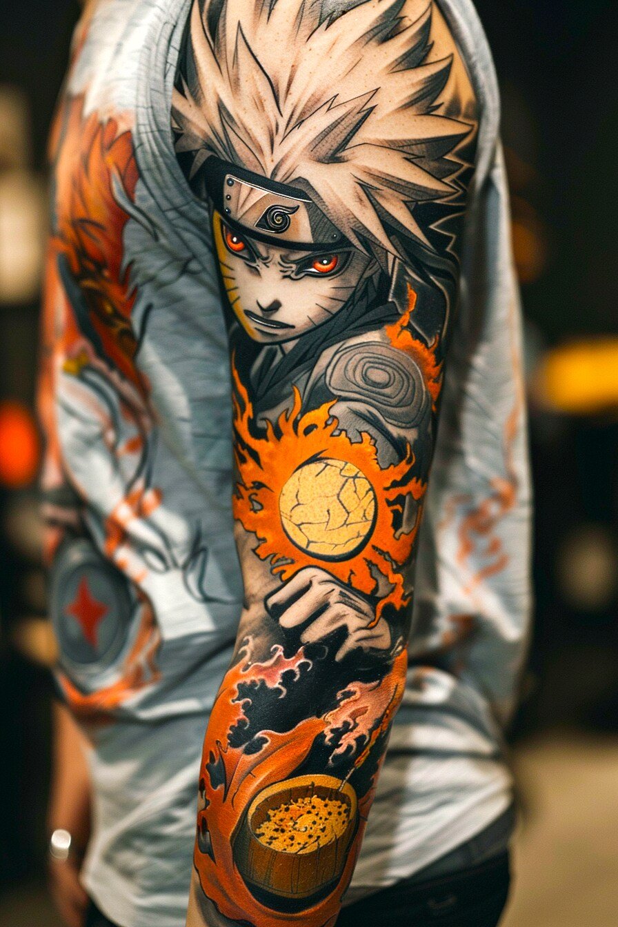 Stunning Naruto Tattoo Design Idea 4
