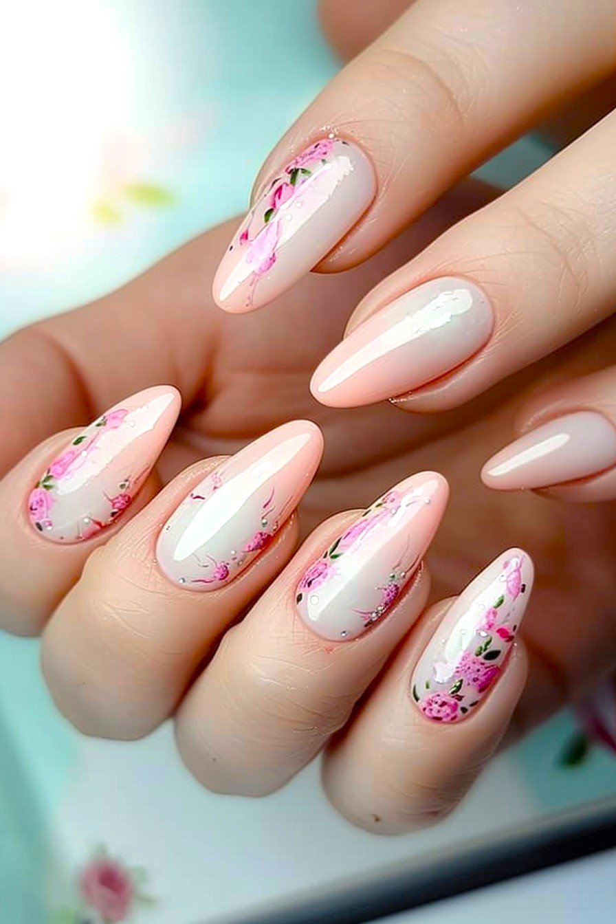 Simple Pink Floral Designs 1