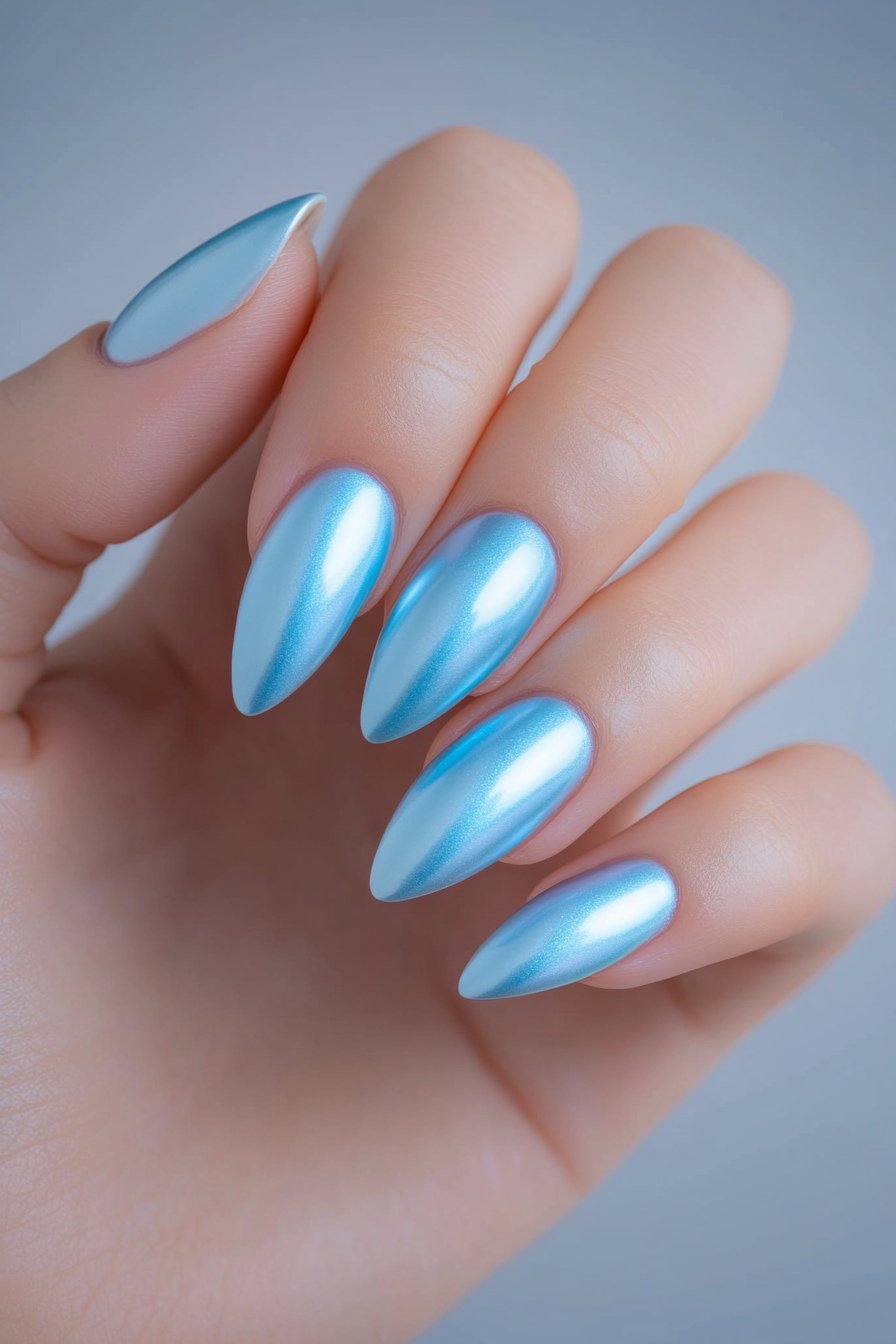 Glossy Nail Designs 16